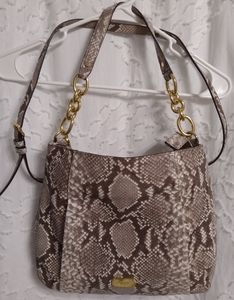 Grey snake skin Micheal Kors handbag